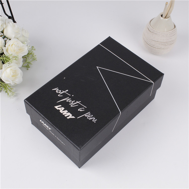 Black custom universal shoe box | Custom Cardboard Boxes