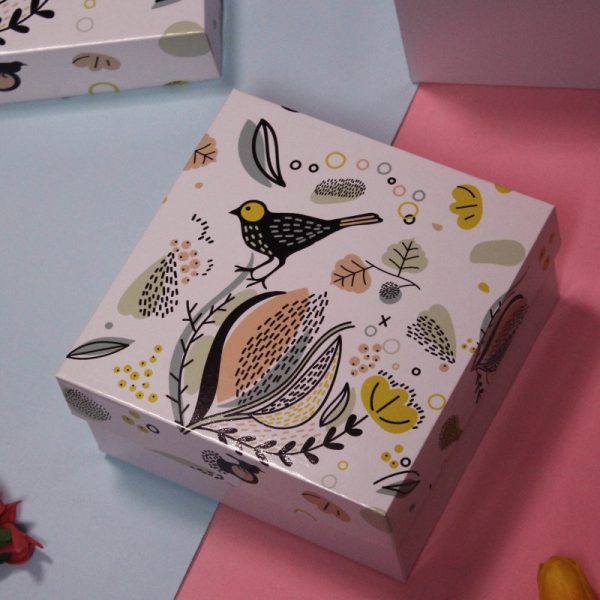 Flower and bird pattern box (1)