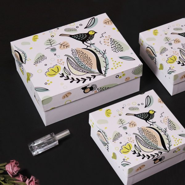 Flower and bird pattern box (3)
