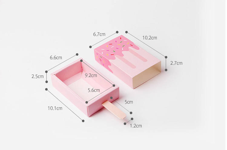 ice cream shape candy box