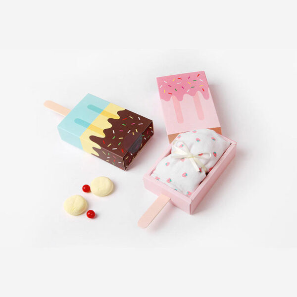 ice cream shape candy box