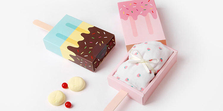 ice cream shape candy box
