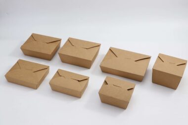 kraft paper bento lunch box