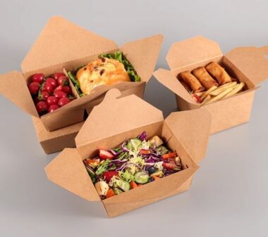 kraft paper bento lunch box