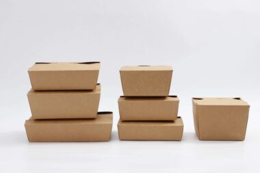 kraft paper bento lunch box