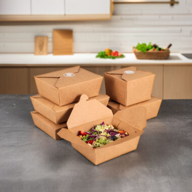 kraft paper bento lunch box