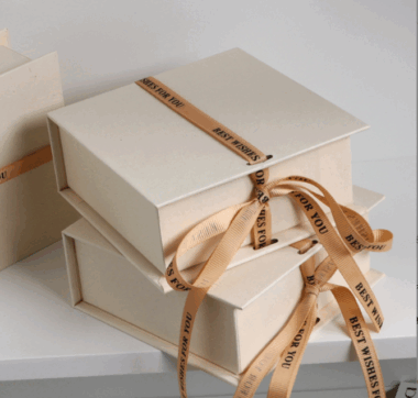Blue magnetic rigid gift box