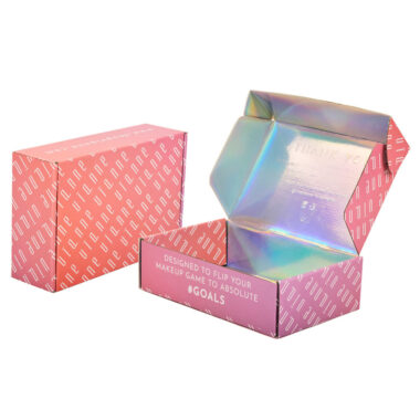 cardboard mailer box with self-sealing