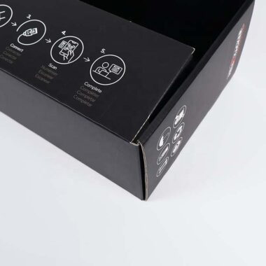 Custom corrugated paper box