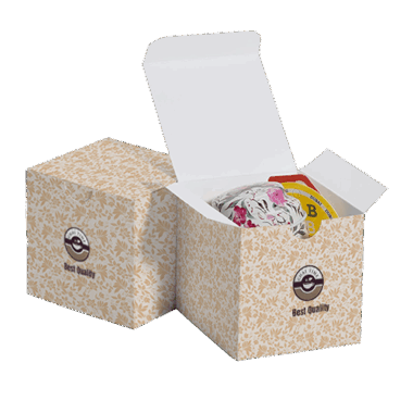 Custom corrugated paper display boxes