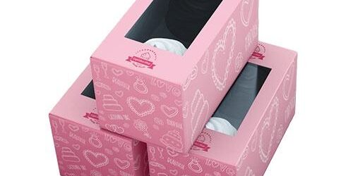 Custom corrugated paper display boxes