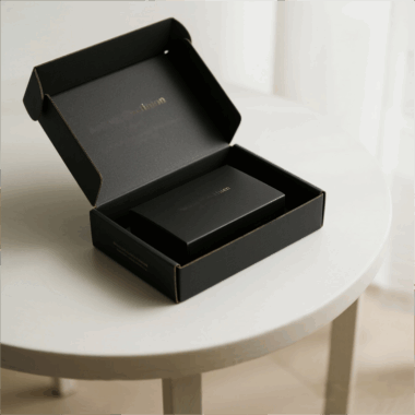 corrugated cosmetic self-seal mailing box