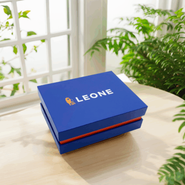 Custom elegant rigid paperboard gift box