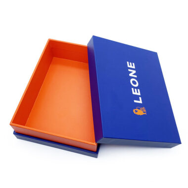 Custom elegant rigid paperboard gift box