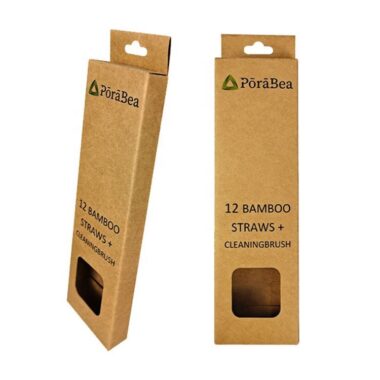 Eco-friendly kraft paper box for drinking