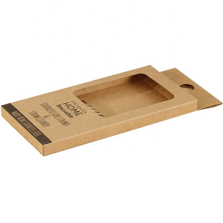 Eco-friendly kraft paper box for drinking