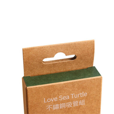 Eco-friendly kraft paper box for drinking