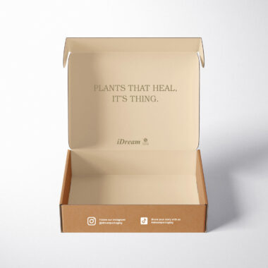 Custom logo corrugated shipping box