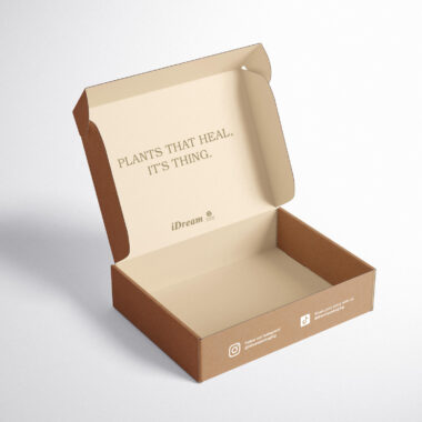 Custom logo corrugated shipping box