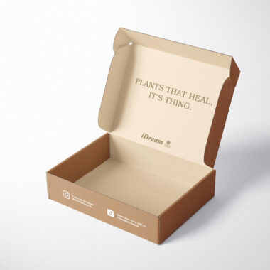 Custom logo corrugated shipping box