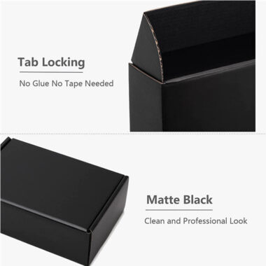 corrugated shoe box for postal shipping
