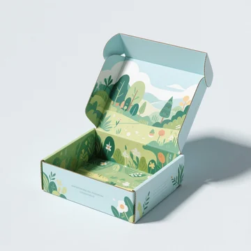 Custom folding cardboard mailer box