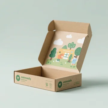 Custom folding cardboard mailer box