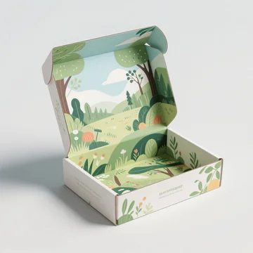 Custom folding cardboard mailer box