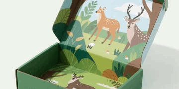 Custom folding cardboard mailer box