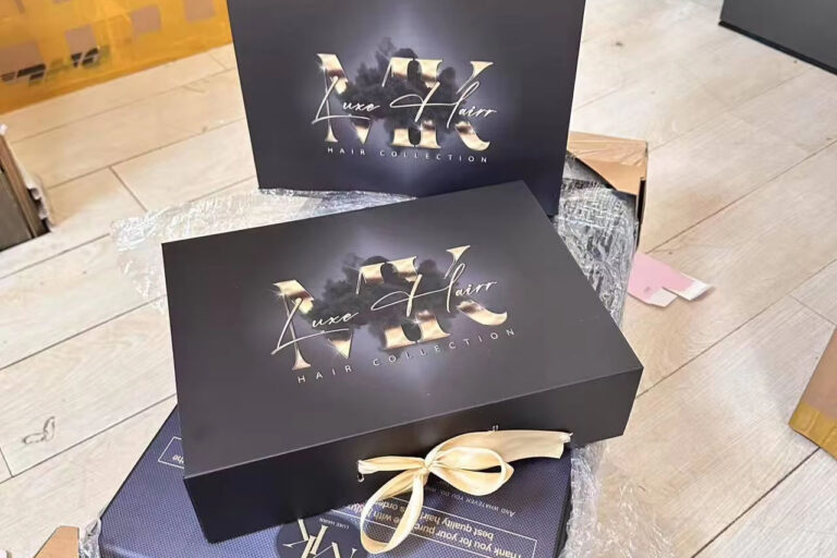 magnetic folding cardboard gift box