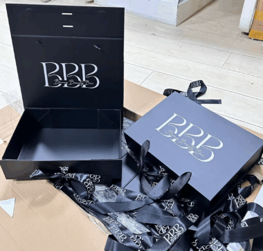 magnetic folding cardboard gift box