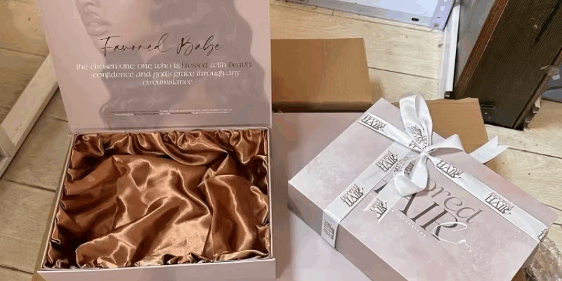 magnetic folding cardboard gift box