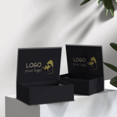 Luxury rigid cardboard wig packaging box