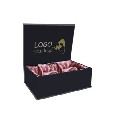 Luxury rigid cardboard wig packaging box