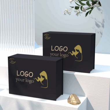 Luxury rigid cardboard wig packaging box
