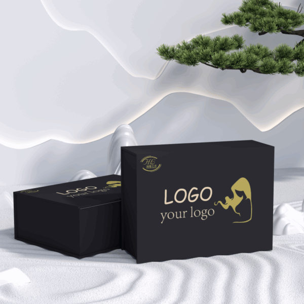 Luxury rigid cardboard wig packaging box