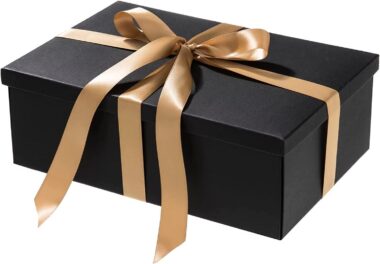 black folding clothing packaging box