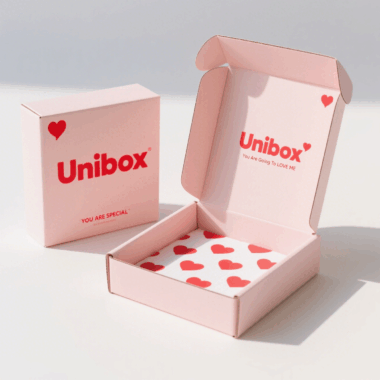 Custom corrugated shipping box