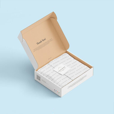 Custom printed paper mail packaging box