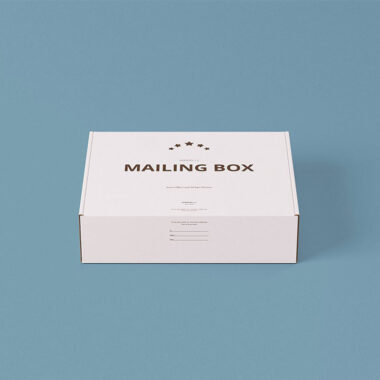 Custom printed paper mail packaging box