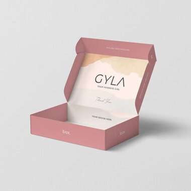 Custom printed paper mail packaging box