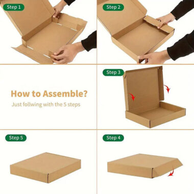 cardboard self-sealing mailer box