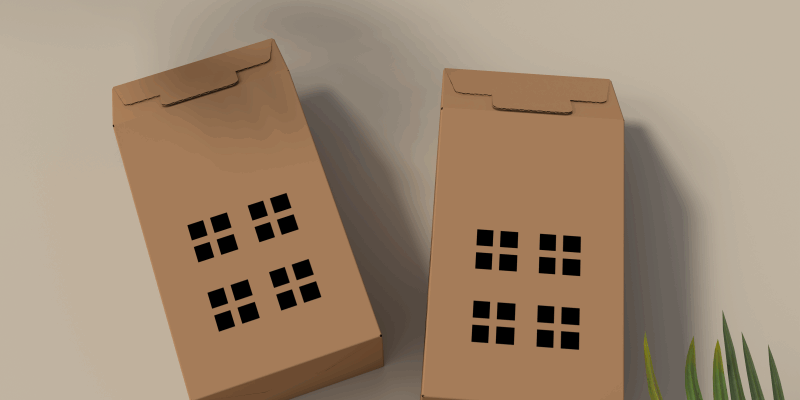 foldable gift paper box with digital printing