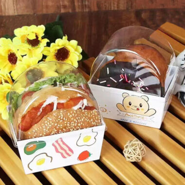 hamburger box with dome cover