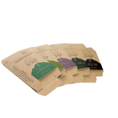 paper soap packaging box with logo