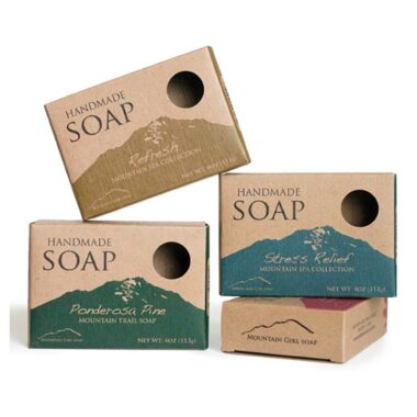 paper soap packaging box with logo
