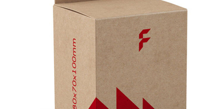 kraft paper packaging hanger box with display window