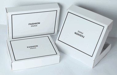 Folding custom paper gift mailer boxes