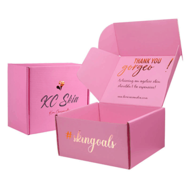 Folding custom paper gift mailer boxes