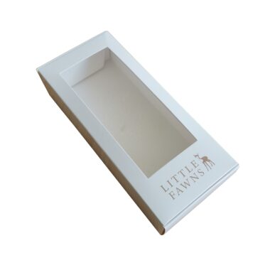 paper box with clear PVC window